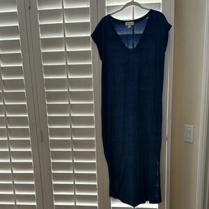 Cloth & Stone Blue Striped Top